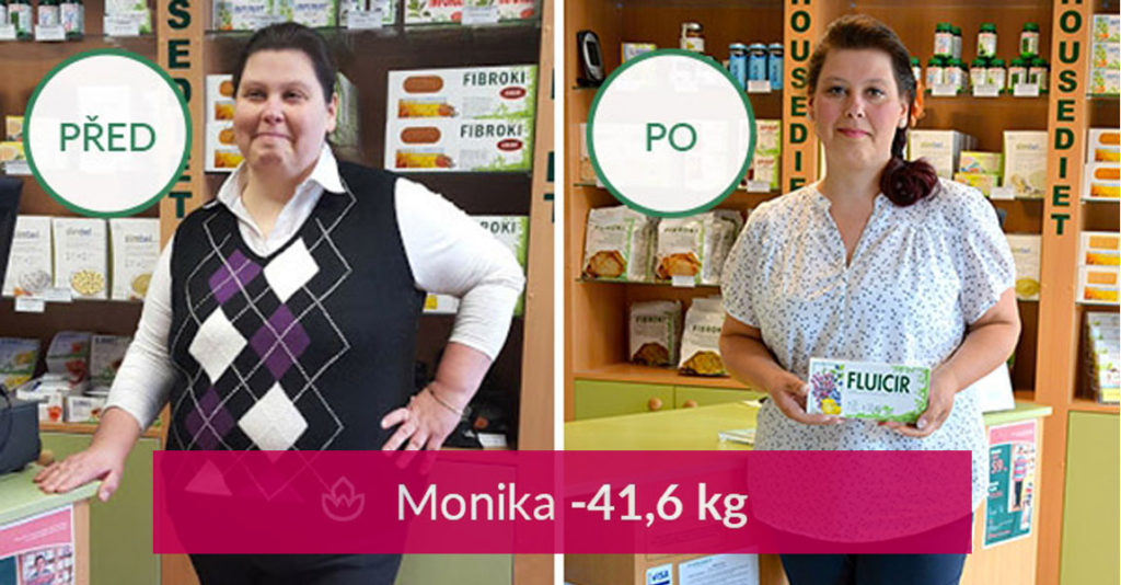 Ještě před 5 měsíci se paní Monika Štěpánková styděla za svůj vzhled. Koupit si pěkné oblečení byl nadlidský úkol. Po návštěvě výživové poradny NATURHOUSE ve Strakonicích se jí život obrátil o 180 stupňů. V současné chvíli je lehčí o 41,6 kg, ale jak sama říká, ještě není u svého cíle.
